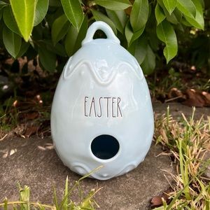 RAE DUNN Artisan Collection by Magenta “EASTER”  Egg Birdhouse